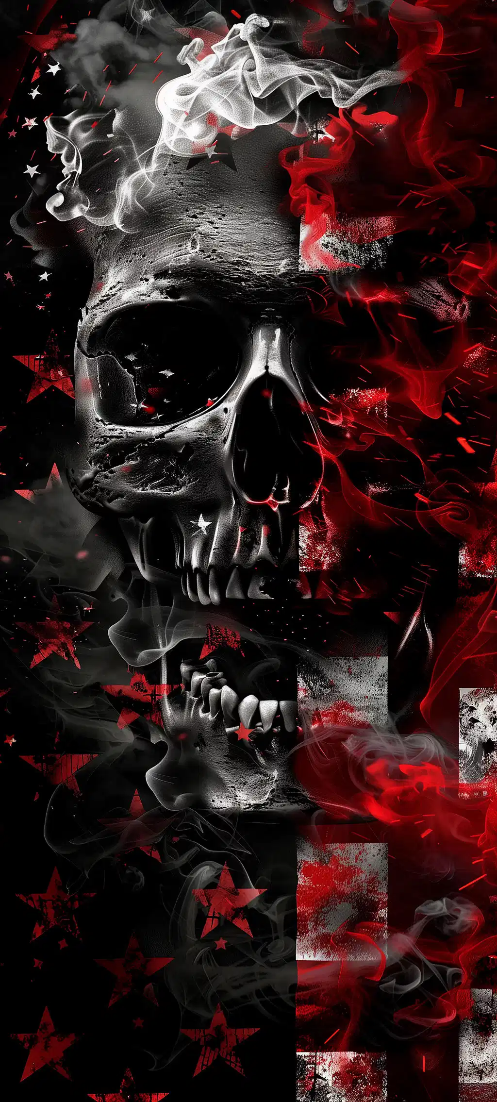 Skull and Roses Wallpaper